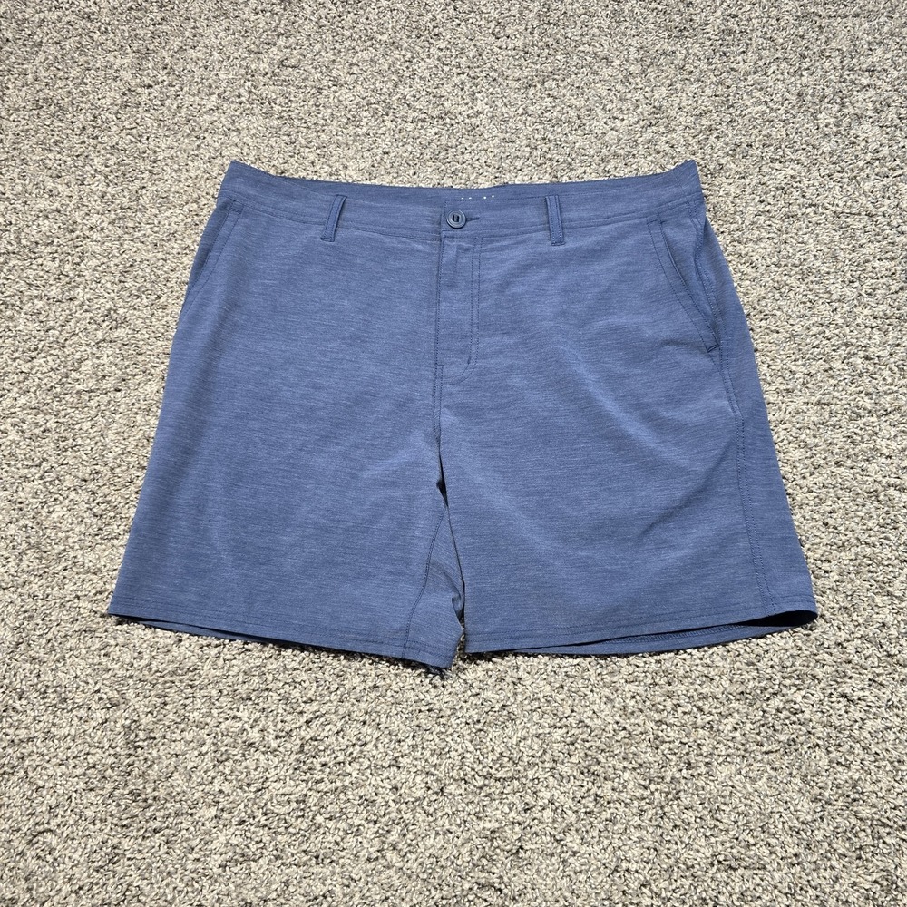 huk performance fishing shorts Men Size 38x7 Blue